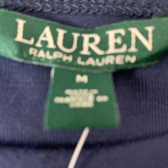 NWT Ralph Lauren Navy Boat Neck Shirt - Picture 6 of 8